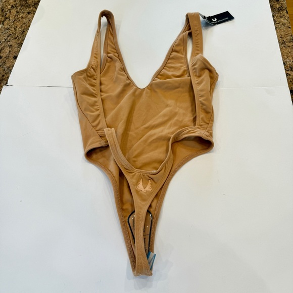 NWT Minimale Animale Nude Thong Swim Suit One Piece Bathing suit skin tone - Picture 2 of 15